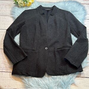 Banana Republic Factory Charcoal Blazer Jacket sz S